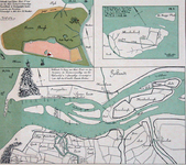 VI-7 Verkleinde kopieën van kaarten van de Brielse Maas, Rozenburg en Blankenburg