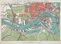 VII-14 Kaart van de havens van Rotterdam