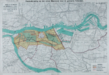 VII-53-00-01 Plankaart voor niet-uitgevoerde havenuitbreidingen op de linker Maasoever.
