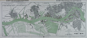 VII-74-01 Kaart van de havens van Rotterdam
