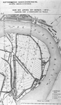 XIV-302-11 Kaart van het eiland Feijenoord voor het begin van de werkzaamheden in 1870