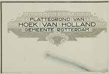 XVIII-4 Plattegrond van Hoek van Holland en omgeving in 20 bladen. Het afgebeelde gebied wordt begrensd door ...