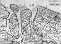XXX-11 Kaart van de hoogheemraadschappen Delfland, Schieland, en de eilanden Voorne, Goeree, Overflakkee en IJsselmonde