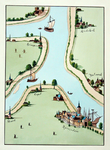 XXX-2-01 Kaart van Rotterdam en omstreken.