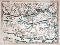 XXX-22 Kaart van Rotterdam en omgeving, IJsselmonde, Putten, en de Hoekse Waard