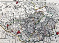 XXX-23 Kaart van het hoogheemraadschap van Schieland.