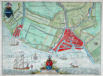 XXX-29 Kaart van het ambacht van Beukelsdijk en het ambacht van Schoonderlo en Cool. Het weergegeven gebied wordt ...