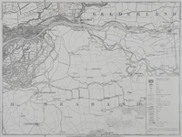 XXX-38-00-01-9 Kaart van de provincie Zuid Holland in negen bladen. Blad IX. Merwede, Giessendam, Gorinchem.