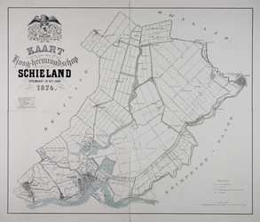 XXX-41 Kaart van het hoogheemraadschap van Schieland