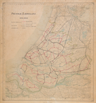 XXX-47-01 Kaart van Zuid-Holland met aanduiding van het provinciaal wegenplan 1927, de aanvulling 1932 en het ...
