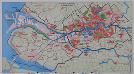 XXX-58 Kaart van de gemeenten in het Rijn mondgebied