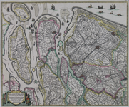 XXX-7 Kaart van: Delfland, Schieland, Voorne-Putten, Goeree-Overflakkee en IJsselmonde