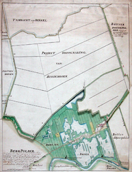 XXXI-148-02-03-1 Plankaart van de droogmaking van Schiebroekse Polder en van de Berg- en Broekpolder met een tweede ...