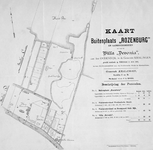 XXXI-279 Kaart van de buitenplaats Rozenburg c.a. en van de villa Devonia, gelegen aan de Oudedijk