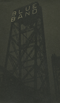 FD-3392 Eén van de torens van de Spoorbrug over de Koningshaven, oftewel De Hefbrug, bij nacht met een reclame voor ...
