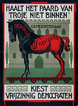 2002-1428 Affiche van de Vrijzinnig Democraten voor de gemeenteraadsverkiezingen.