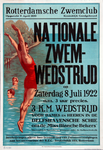 2002-1506 Aankondiging Nationale Zwemwedstrijd door de Rotterdamsche Zwemclub.
