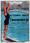 2002-1532 Aankondiging van Zwemwedstrijd in de Schie, door de Rotterdamsche Zwemclub.