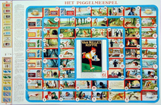 2002-969 Piggelmeespel naar de sprookjes Het tovervisje en Hoe Piggelmee groot werd, uitgegeven door de firma Van Nelle.