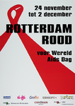 2006-46 24 november tot 2 december. Rotterdam rood. Voor Wereld Aids Dag.....