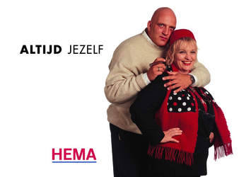 2007-915 Reclame voor de HEMA. Links op het affiche chefkok Herman den Blijker.
