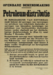 IA-1939-0006 Openbare bekendmaking van de Burgemeester. Petroleum-Distributie.