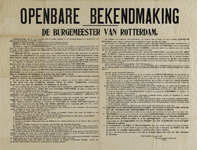 IA-1939-0009 Openbare bekendmaking van de Burgemeester. Voorschriften Luchtbescherming. 7 Januari 1939.