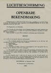 IA-1940-0039 Luchtbescherming. Openbare bekendmaking. 16 September.