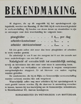 IA-1940-0049 Bekendmaking van B. en W. inzake lonen in werkverschaffing.Vanaf 27 mei 1940