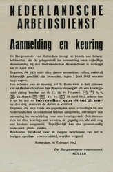 IA-1942-0009 Nederlandsche Arbeidsdienst. Aanmelding en keuring. 16 Februari 1942.