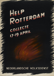 IA-1943-0046 Help Rotterdam Collecte 17 - 19 April. Nederlandsche Volksdienst.