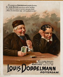 II-0000-0095 Louis Dobbelmann Rotterdam. Maryland. De rooktabak van Dobbelmann maakt vroolijke gezichten... 