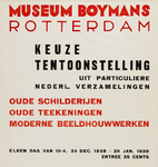 II-0000-0220 Museum Boymans. Keuze uit particuliere Nederl. verzamelingen. Oude schilderijen, oude tekeningen, moderne ...