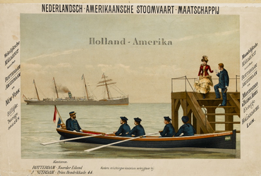 II-0000-0236 Nederlandsch-Amerikaansche Stoomvaart-Maatschappij. Wekelijksche Maildienst tusschen Rotterdam/Amsterdam ...