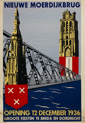 II-0000-0266 Nieuwe Moerdijkbrug. Opening 12 December 1936. Grote feesten te Breda en Dordrecht.