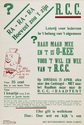 II-0000-0301 Rotterdamsch Crisis Comité. Collecte 21 april 1936. Loterij ten bate van het Rotterdamsch Crisis Comité (R.C.C).