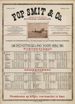 II-0000-0335 Fop Smit & Co. Rotterdam Telephoon. No. 608. Dienstregeling 1894. Stoombooten op billijke voorwaarden te huur.