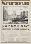 II-0000-0345 Fop Smit & Co. Rotterdam. Dienstregeling 1 Mei-1 November 1909. Watertochtjes in verbinding met de ...