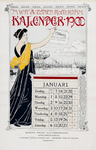 II-0000-0421 M. Wyt en Zoonen. Rotterdam. Kalender 1900. Plan Maashaven. Drukkerij, binderij, kantoorboekhandel, ...