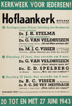 II-1943-0012 Kerkweek voor iedereen. Hoflaankerk. 20 t/m 27 Juni. Dr. J.H. Stelma, Ds. G. van Veldhuizen, Ds. M.J.C. ...