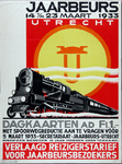 X-0000-0194 Jaarbeurs Utrecht 1933. Dagkaarten ad. f.1.- met spoorwegreductie, aan te vragen vóór 5 Maart. Verlaagd ...