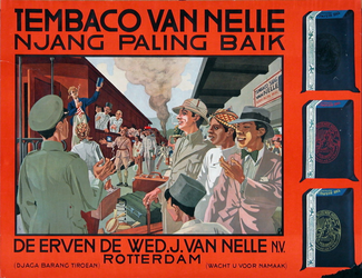 X-0000-0614 Tembaco Van Nelle. Nhang, Paling Baik. De Erven de Wed. J. van Nelle, Rotterdam.
