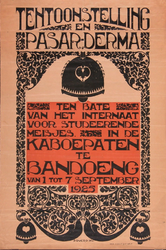 XIV-1961-0573 Tentoonstelling en Pasar-Derma ten bate van het internaat voor studeerende meisjes in de Kaboepaten te ...