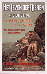 XIV-1961-0580 Het leven der dieren, door A.E. Brehm. Voor Nederland bewerkt door S.P. Huizinga. Uitgaaf van Schillemans ...