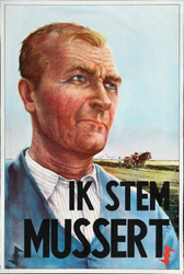 XV-1962-0067 N.S.B. Ik stem Mussert.