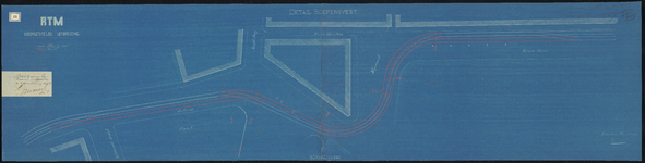 1059a-2 3 tekeningen van de voorgestelde uitbreiding der Rotterdamsche Tramweg. [Blad 2]