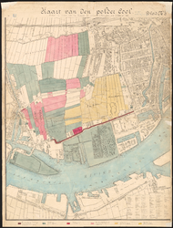 1890-15-3 Tekeningen van het plan voor de Rijnhaven na uitvoering van de al voorgestelde werken. [Blad 3].