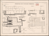 1890-175-2 Gesteendrukte tekening van de vergroting van het Westelijk stoomgemaal. Blad 2