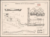 1890-175-3 Gesteendrukte tekening van de vergroting van het Westelijk stoomgemaal. Blad 3