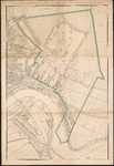 1890-95-1 Tekening gedrukt en 2 calques van de ontwerp-grensscheiding tussen de gemeenten Rotterdam en Kralingen en ...